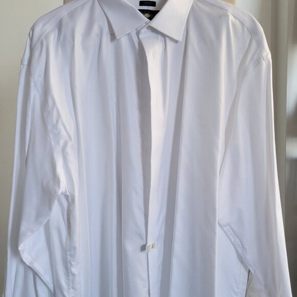 Joseph Abboud White Modern Fit Tuxedo Formal Shirt from Nordstrom (Size: Medium - Picture 4 of 10